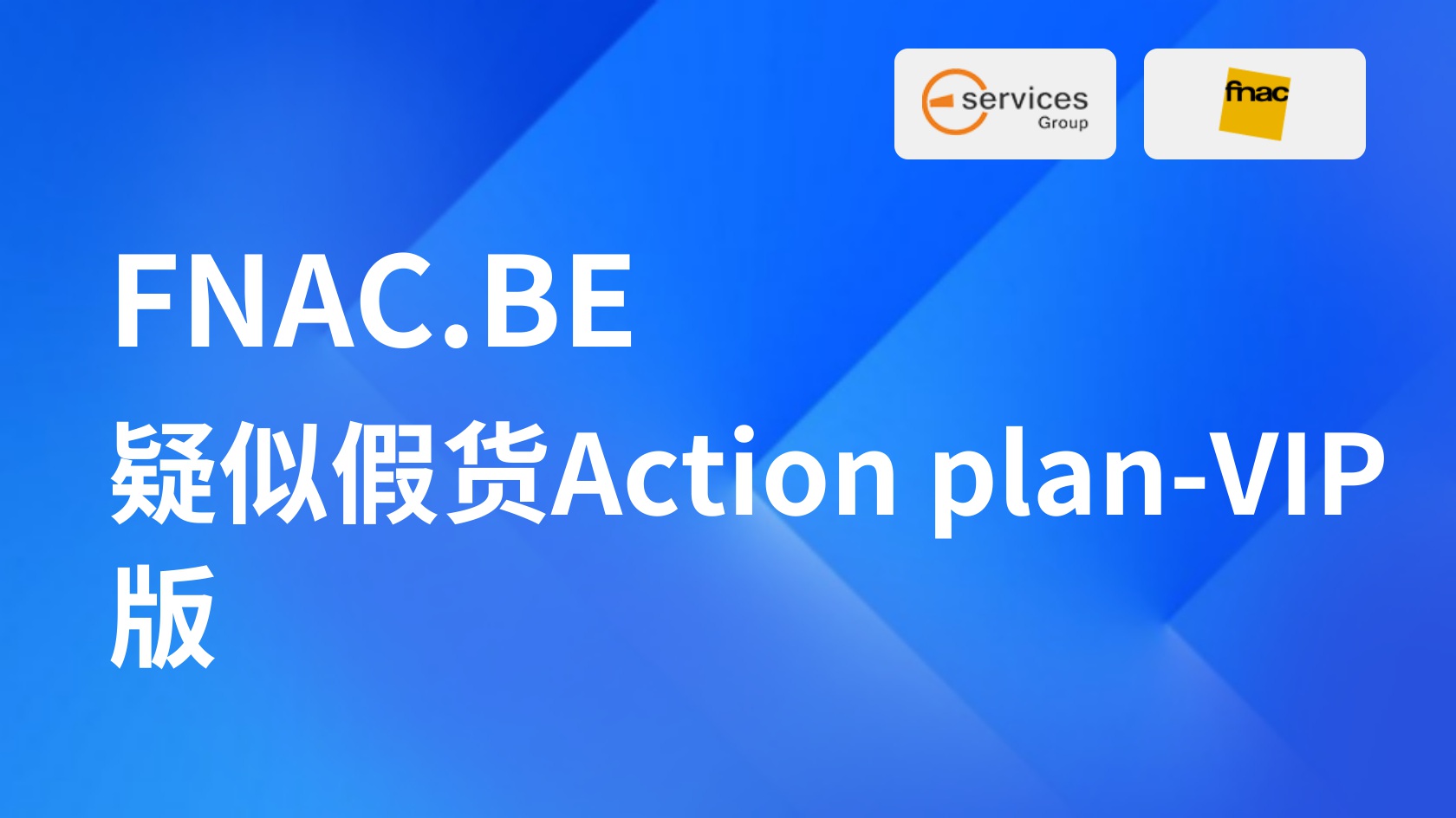 疑似假货Action plan-VIP版