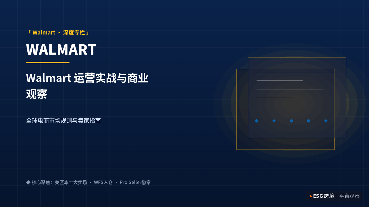 Walmart 官方平台专题