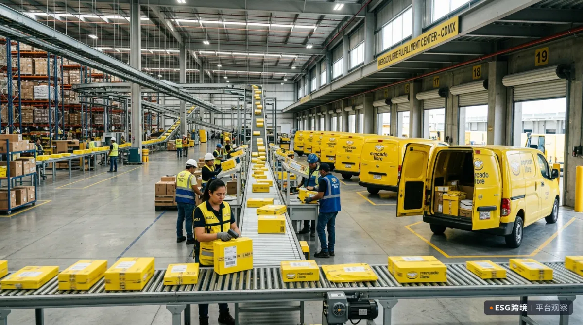 MercadoLibre｜墨西哥城官方海外仓Full自动化分拣与履约中心（原创专题配图）