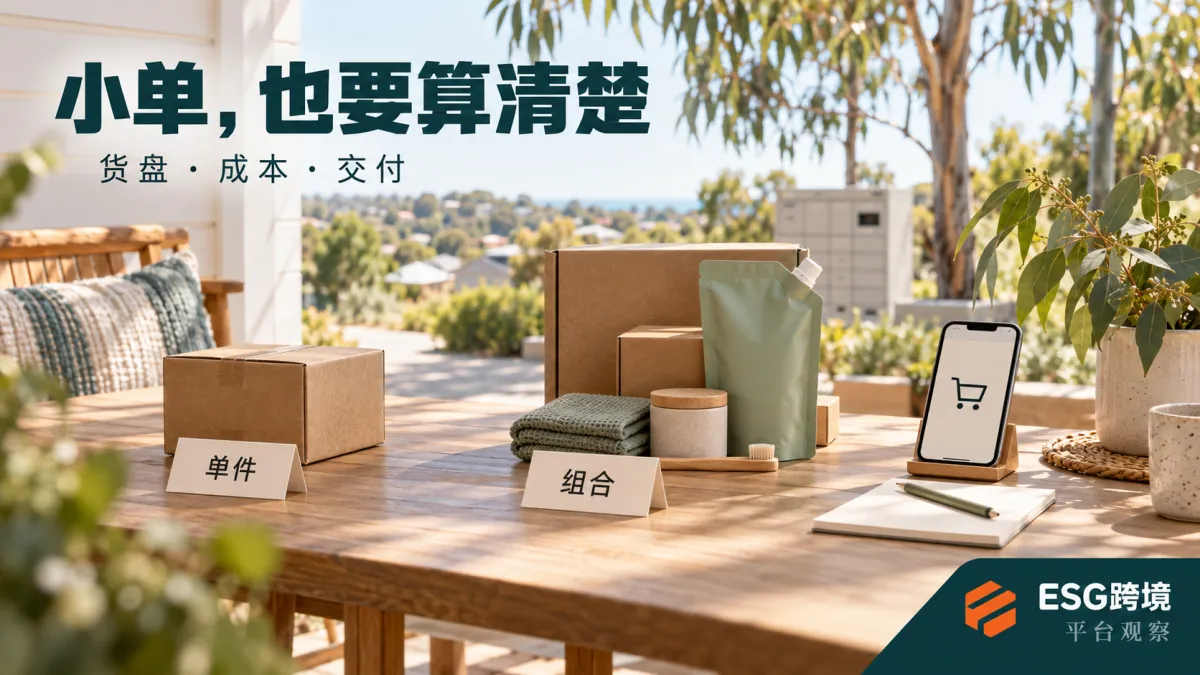 澳洲小额订单、补充用品与单件组合选择原创经营场景（原创专题配图）