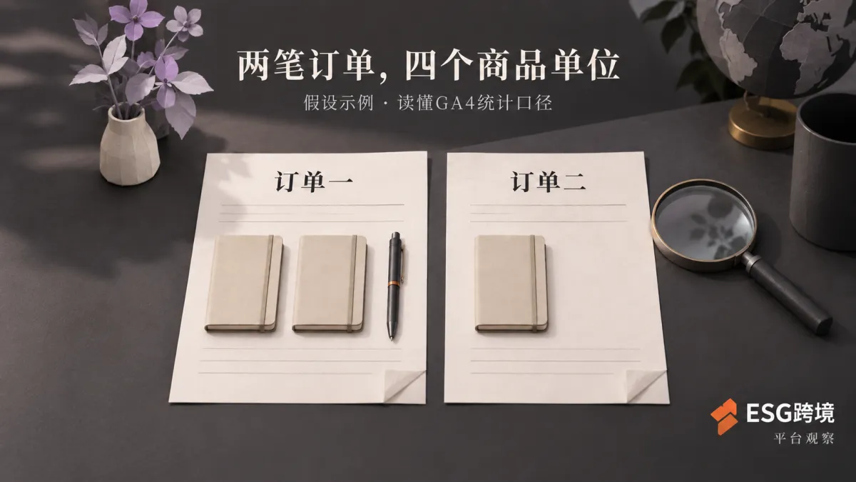 两笔订单与四个商品单位原创分析概念示意（原创专题配图）