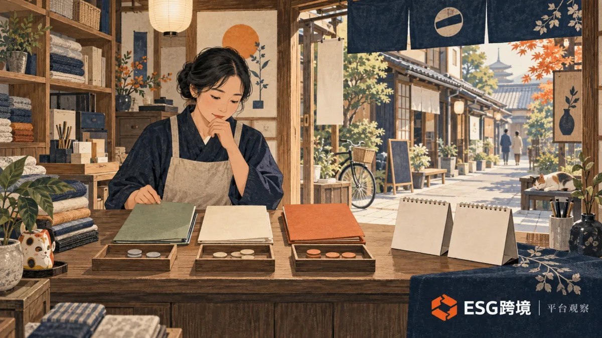 日本平台开店费用与跨年度预算原创概念插画（原创专题配图）