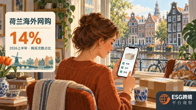 荷兰海外网购占14%，跨境卖家该看哪些变化