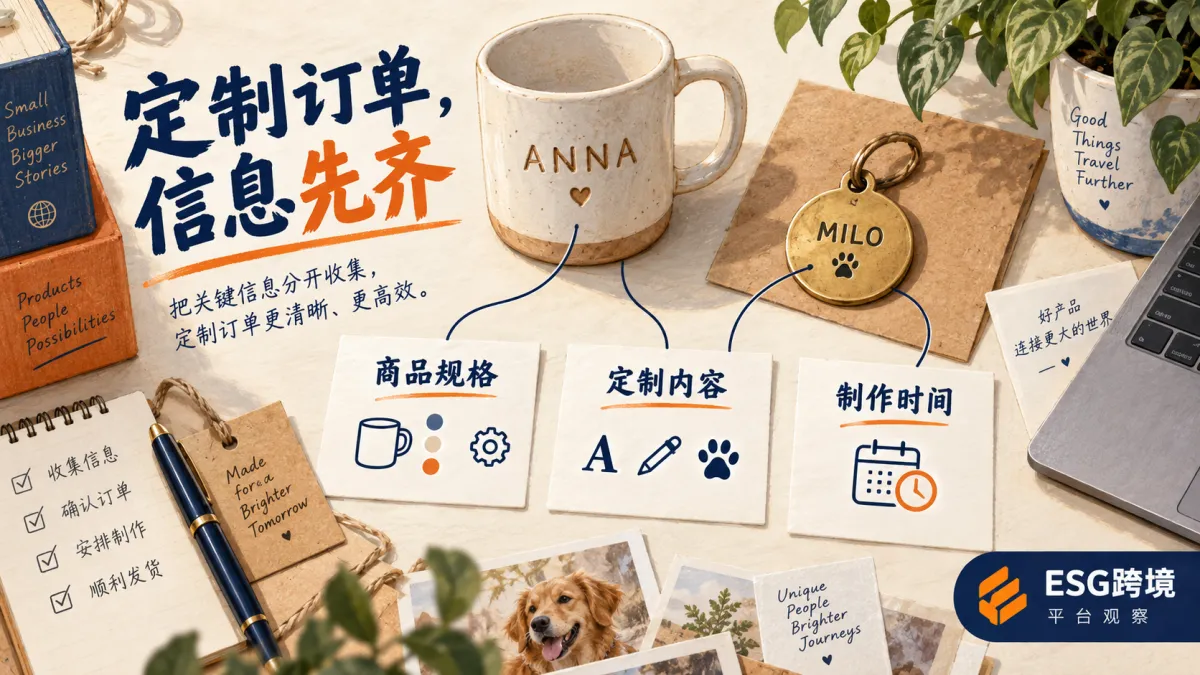 定制礼品的商品规格与制作内容分开确认原创插画（原创专题配图）