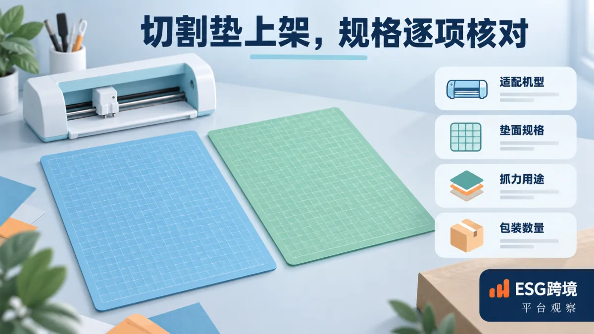 切割垫上架按机型尺寸抓力数量逐项核对原创概念图（原创专题配图）