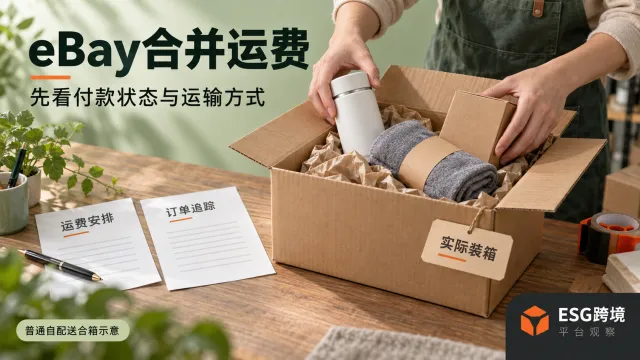 eBay合并运费，已付款和未付款怎样处理