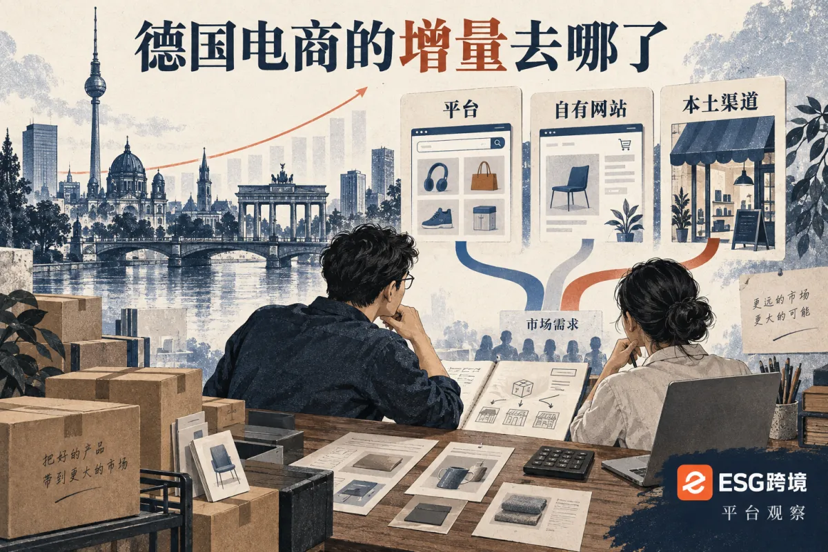 德国电商增长与跨境卖家的渠道经营选择（原创专题配图）