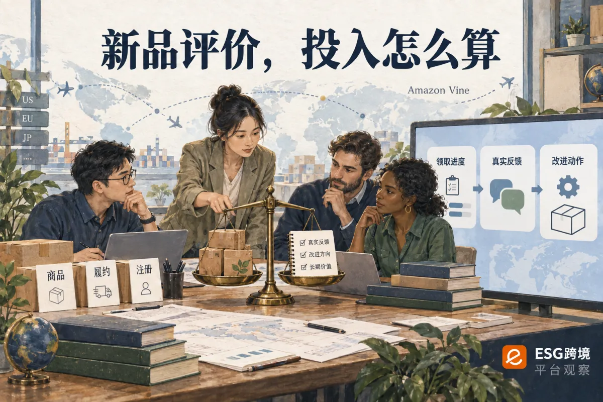 Amazon Vine新品投入与真实反馈的经营关系（原创专题配图）