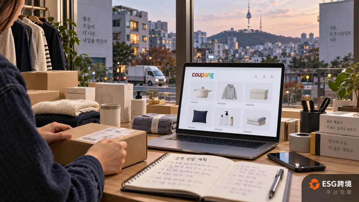 韩国Coupang跨境商品经营与交付场景（原创专题配图）