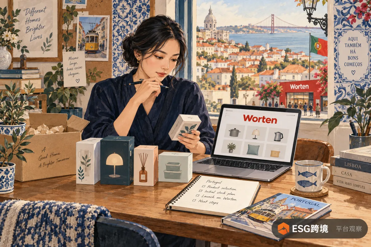 中国品牌规划Worten线上店铺商品与首批库存（原创专题配图）