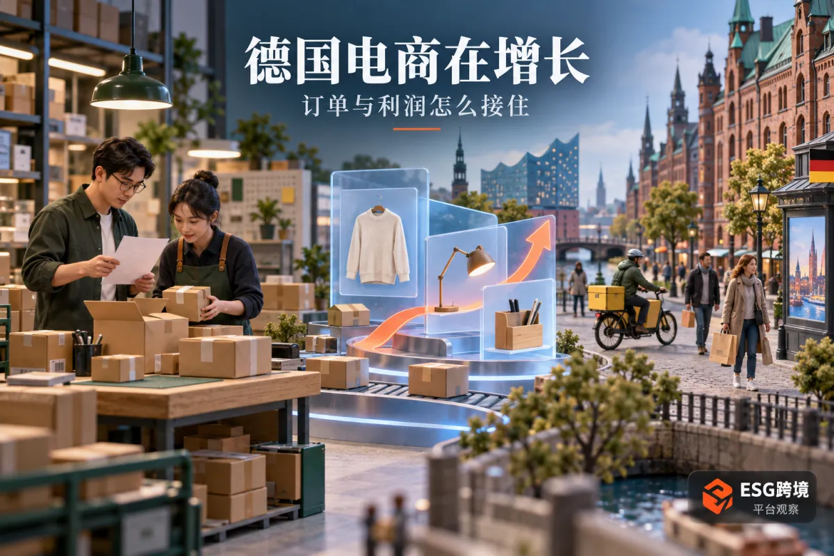 德国电商市场增长与卖家订单利润的经营观察（原创专题配图）