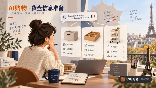 AI开始替法国买家做比较，跨境卖家先整理货盘