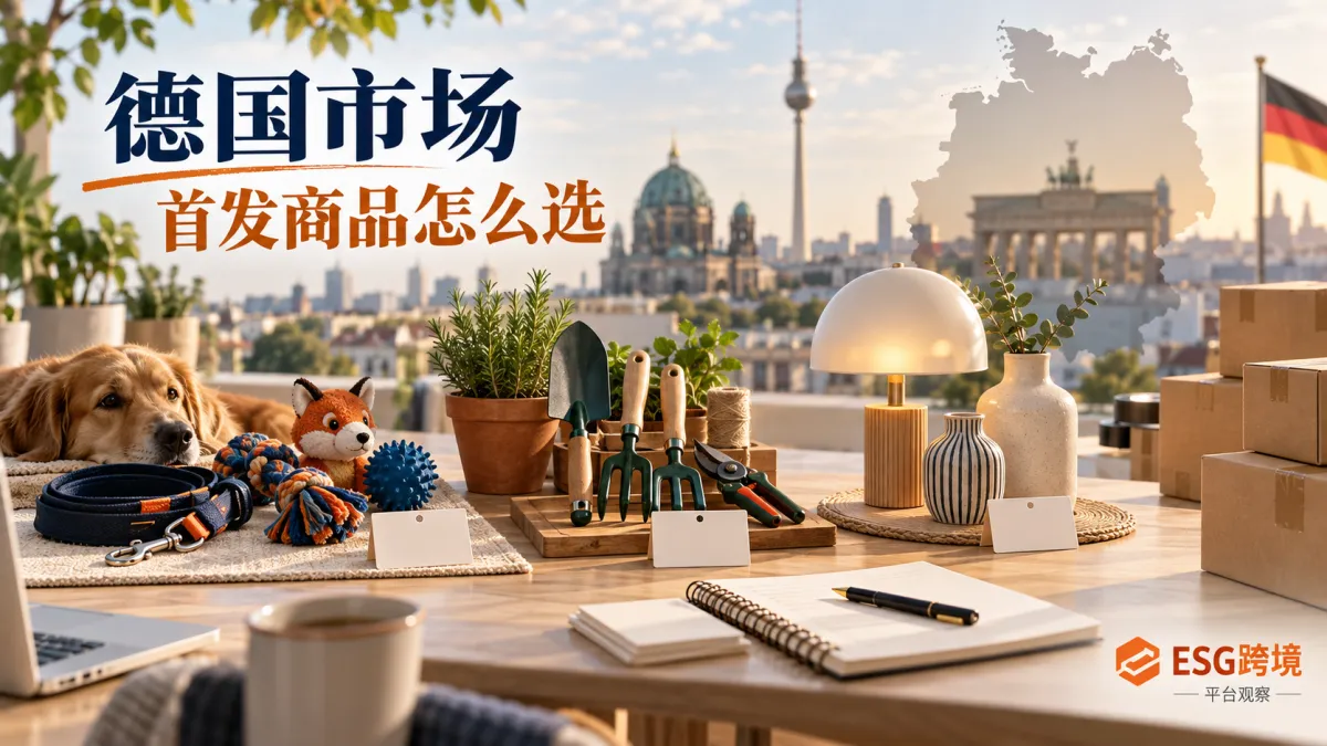 跨境卖家德国市场选品与首批经营准备（原创专题配图）