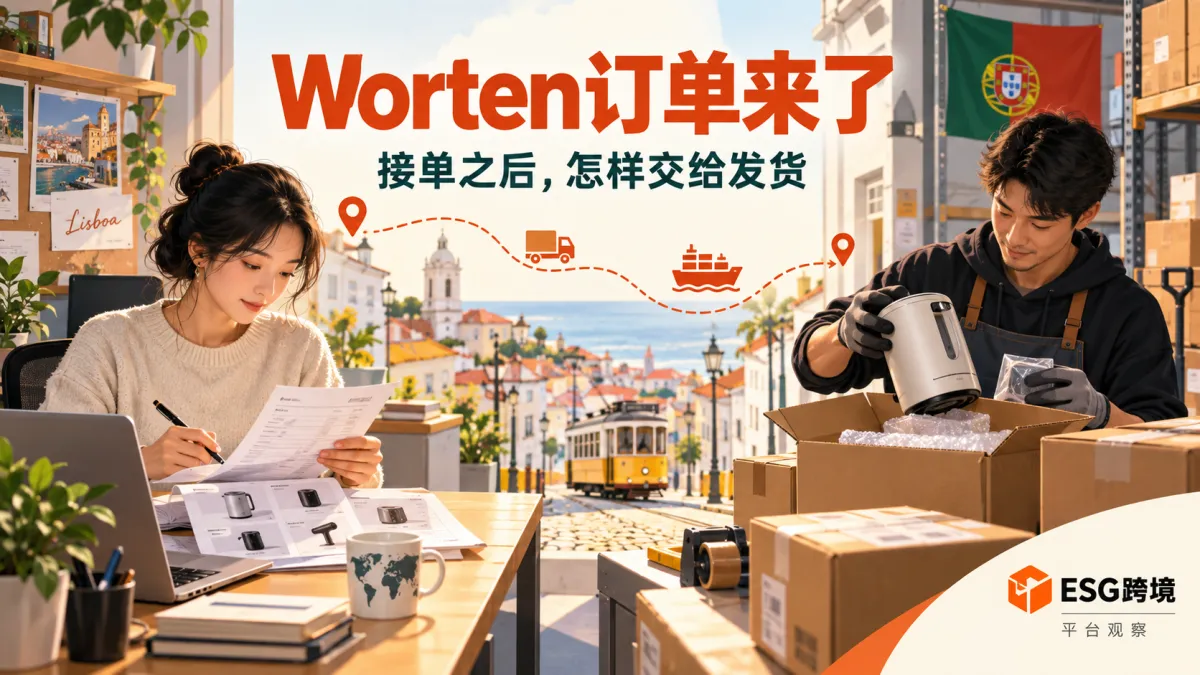 Worten跨境商家订单确认与发货交接（原创专题配图）