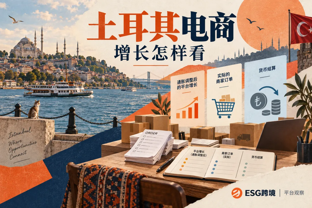 土耳其跨境电商增长与订单回款核算（原创专题配图）