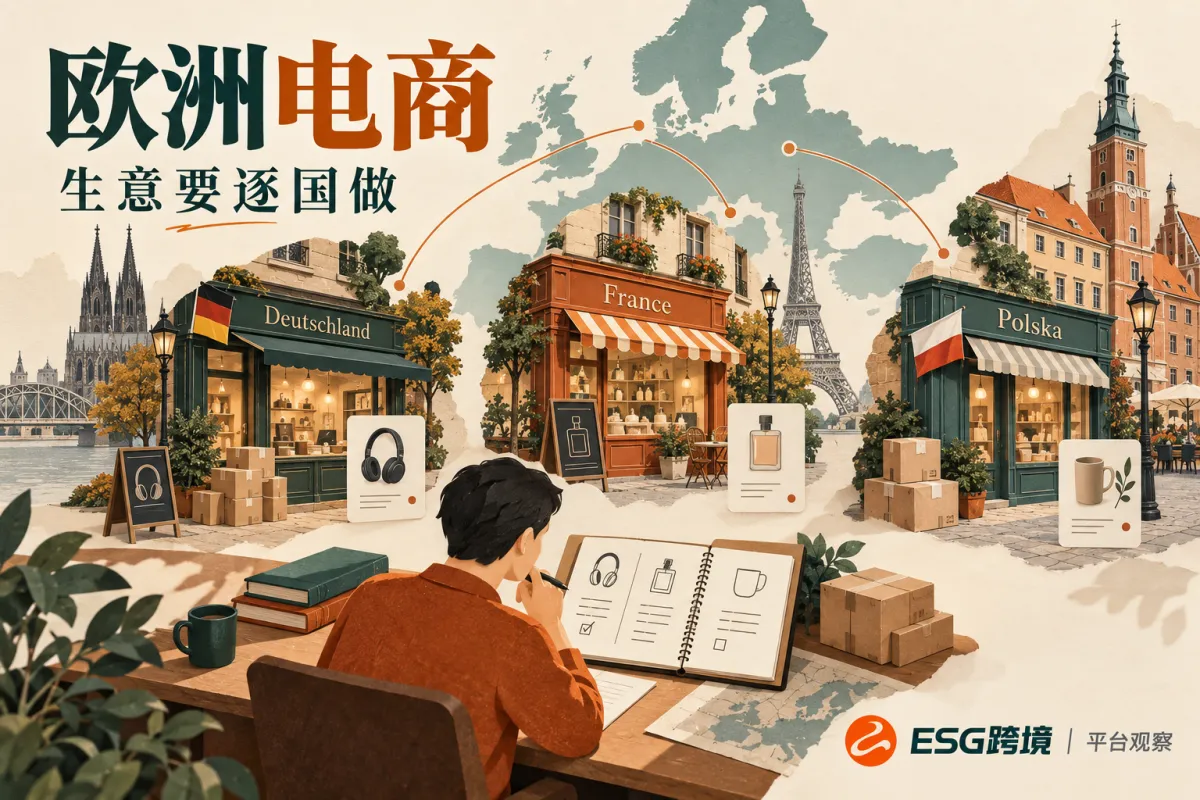 欧洲多国家市场与平台开店准备（原创专题配图）