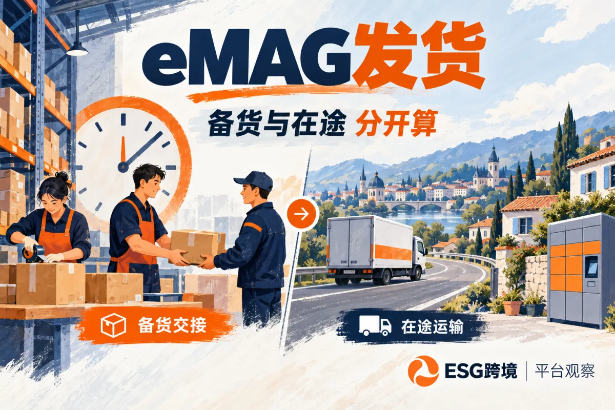 eMAG备货时间和运输时间的分工（原创专题配图）