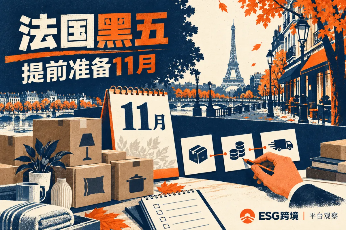 Cdiscount法国黑五旺季商品与备货准备（原创专题配图）