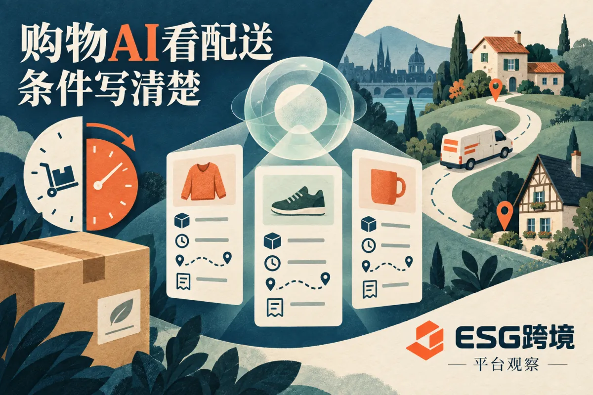 购物AI看配送 条件写清楚（原创专题配图）