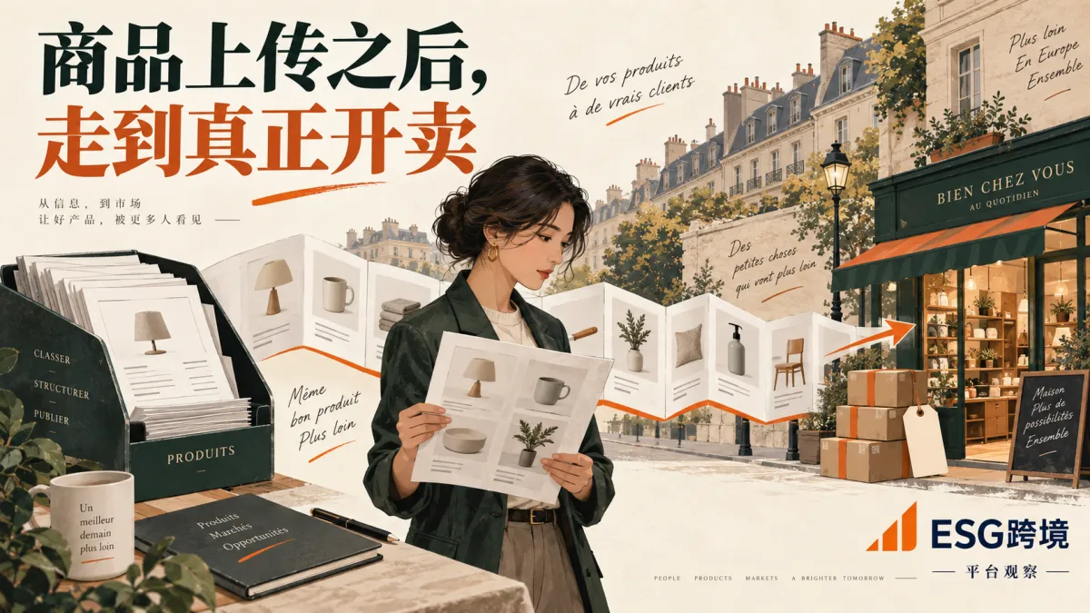 Cdiscount商品上传 从资料走到销售（原创专题配图）