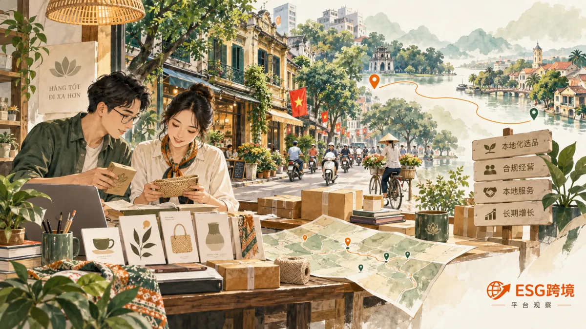越南市场增长与具体商品渠道准备（原创专题配图）